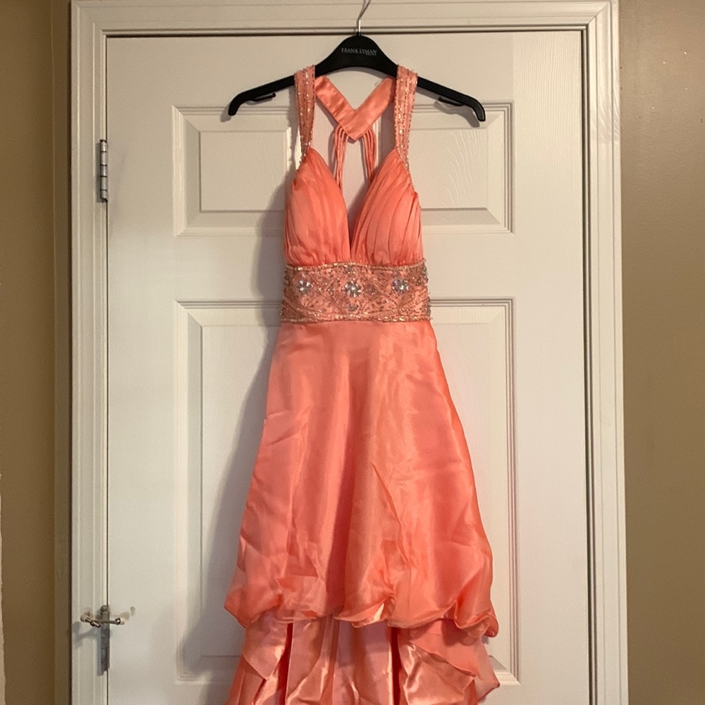 Laura silky evening dress